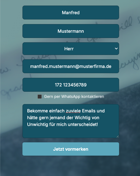 Kontaktformulare, die sofort weiterhelfen